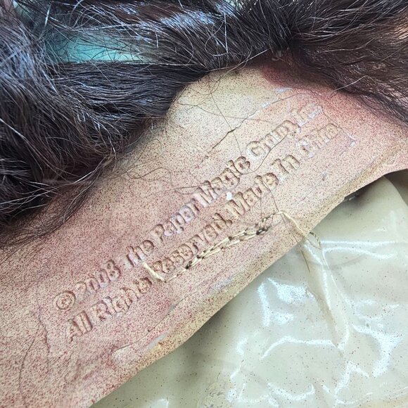 Paper Magic Group Over Head Old Mask Grandpa Hat Big Nose Ears Rubber Y2K 2008 - Picture 5 of 6